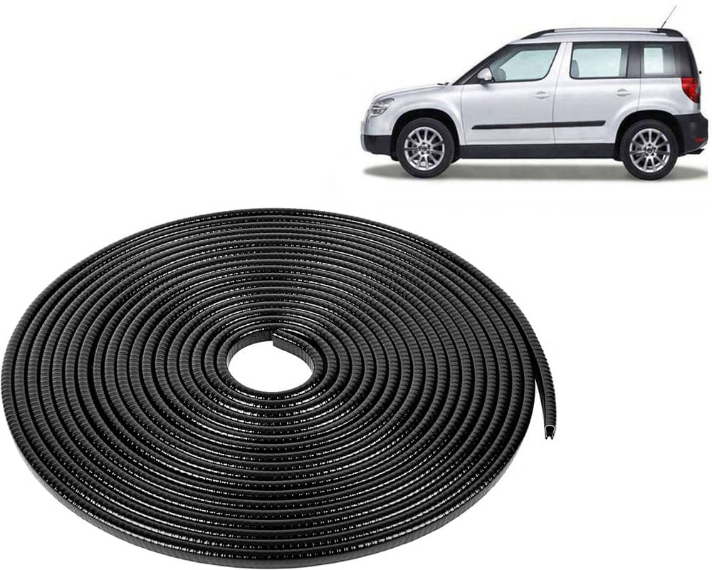 Selifaur Car Door Edge Guards U Shape Edge Trim Rubber Strip Seal Protector (16 ft/5 Mtr, Black) For Yeti Selifaur Car Door Edge Guards U Shape Edge Trim Rubber Strip Seal Protector (16 ft/5 Mtr, Black) For Yeti