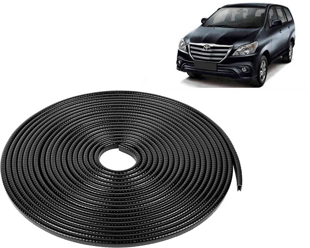 Selifaur Car Door Edge Guards U Shape Edge Trim Rubber Strip Seal Protector (16 ft/5 Mtr, Black) For Innova 2013-2015 Selifaur Car Door Edge Guards U Shape Edge Trim Rubber Strip Seal Protector (16 ft/5 Mtr, Black) For Innova 2013-2015