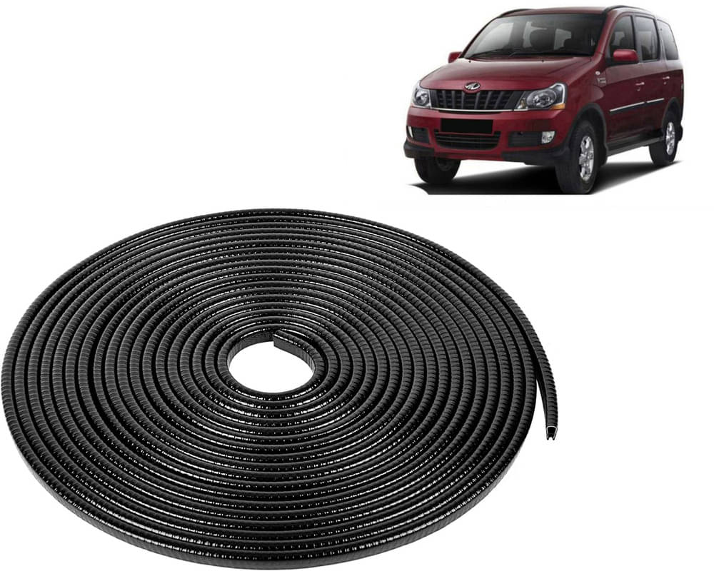 Selifaur Car Door Edge Guards U Shape Edge Trim Rubber Strip Seal Protector (16 ft/5 Mtr, Black) For Xylo Selifaur Car Door Edge Guards U Shape Edge Trim Rubber Strip Seal Protector (16 ft/5 Mtr, Black) For Xylo