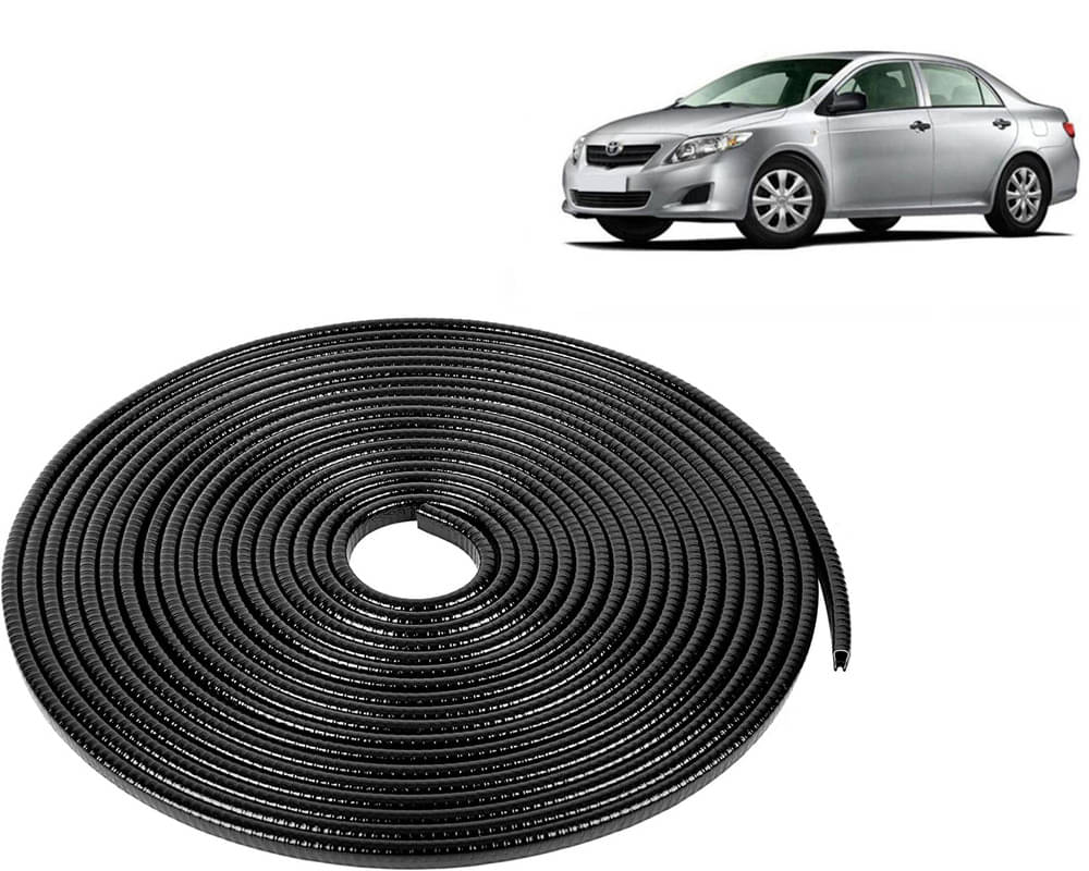 Selifaur Car Door Edge Guards U Shape Edge Trim Rubber Strip Seal Protector (16 ft/5 Mtr, Black) For Corolla Selifaur Car Door Edge Guards U Shape Edge Trim Rubber Strip Seal Protector (16 ft/5 Mtr, Black) For Corolla