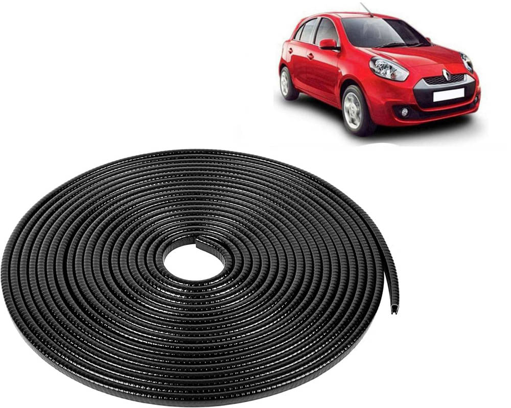 Selifaur Car Door Edge Guards U Shape Edge Trim Rubber Strip Seal Protector (16 ft/5 Mtr, Black) For Pulse     			Selifaur Car Door Edge Guards U Shape Edge Trim Rubber Strip Seal Protector (16 ft/5 Mtr, Black) For Pulse