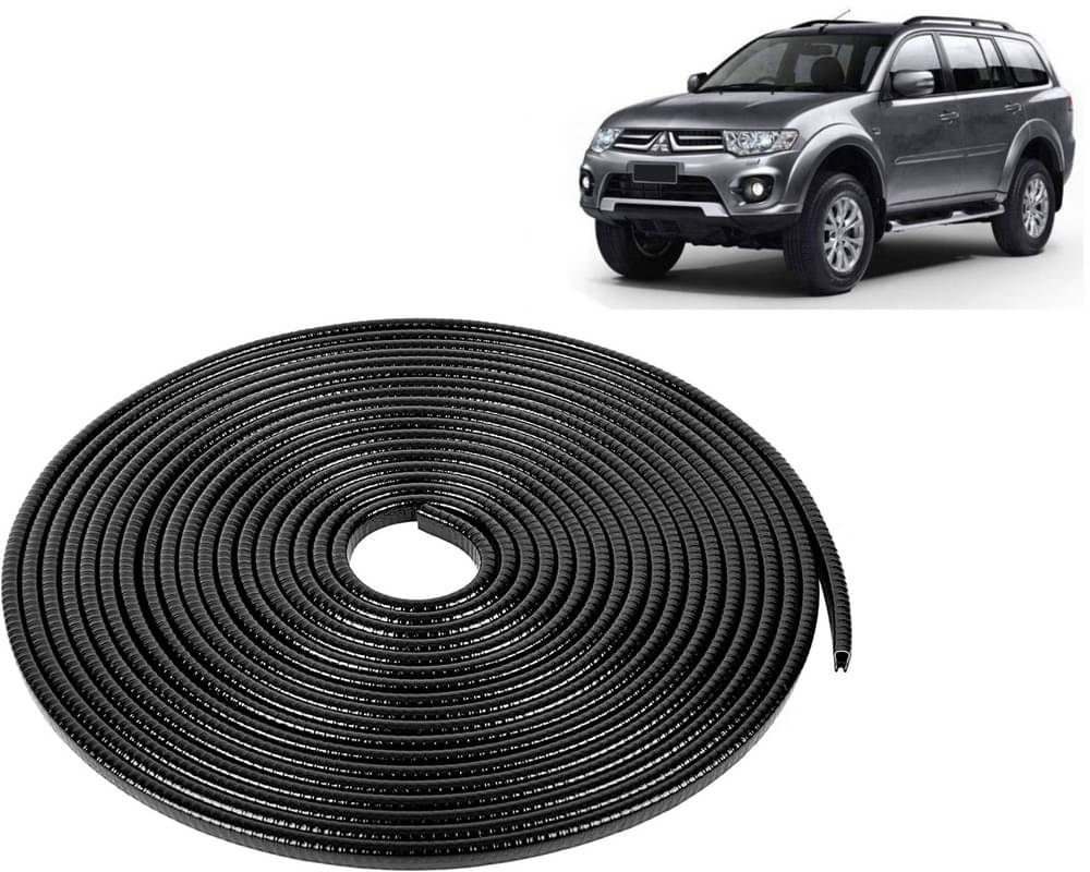 Selifaur Car Door Edge Guards U Shape Edge Trim Rubber Strip Seal Protector (16 ft/5 Mtr, Black) For Pajero Sport Selifaur Car Door Edge Guards U Shape Edge Trim Rubber Strip Seal Protector (16 ft/5 Mtr, Black) For Pajero Sport