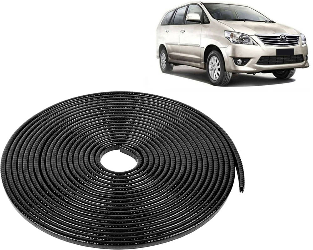 Selifaur Car Door Edge Guards U Shape Edge Trim Rubber Strip Seal Protector (16 ft/5 Mtr, Black) For Innova 2012-2013 Selifaur Car Door Edge Guards U Shape Edge Trim Rubber Strip Seal Protector (16 ft/5 Mtr, Black) For Innova 2012-2013