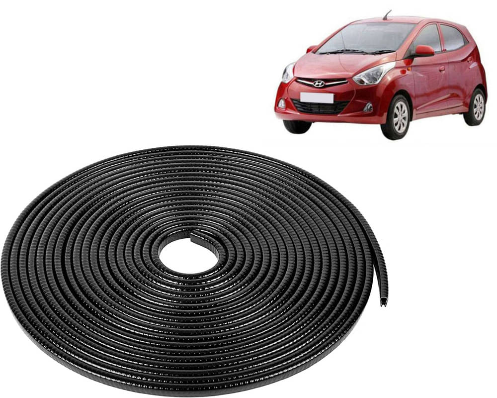 Selifaur Car Door Edge Guards U Shape Edge Trim Rubber Strip Seal Protector (16 ft/5 Mtr, Black) For Eon Selifaur Car Door Edge Guards U Shape Edge Trim Rubber Strip Seal Protector (16 ft/5 Mtr, Black) For Eon