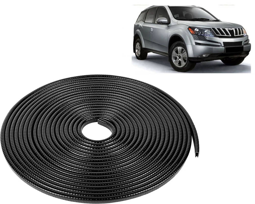 Selifaur Car Door Edge Guards U Shape Edge Trim Rubber Strip Seal Protector (16 ft/5 Mtr, Black) For XUV 500 Selifaur Car Door Edge Guards U Shape Edge Trim Rubber Strip Seal Protector (16 ft/5 Mtr, Black) For XUV 500