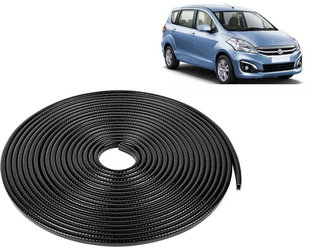 Selifaur Car Door Edge Guards U Shape Edge Trim Rubber Strip Seal Protector (16 ft/5 Mtr, Black) For Ertiga Type-2 Selifaur Car Door Edge Guards U Shape Edge Trim Rubber Strip Seal Protector (16 ft/5 Mtr, Black) For Ertiga Type-2
