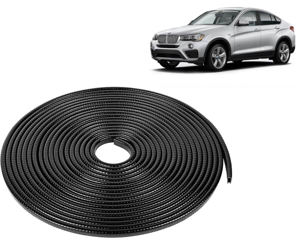 Selifaur Car Door Edge Guards U Shape Edge Trim Rubber Strip Seal Protector (16 ft/5 Mtr, Black) For X4     			Selifaur Car Door Edge Guards U Shape Edge Trim Rubber Strip Seal Protector (16 ft/5 Mtr, Black) For X4
