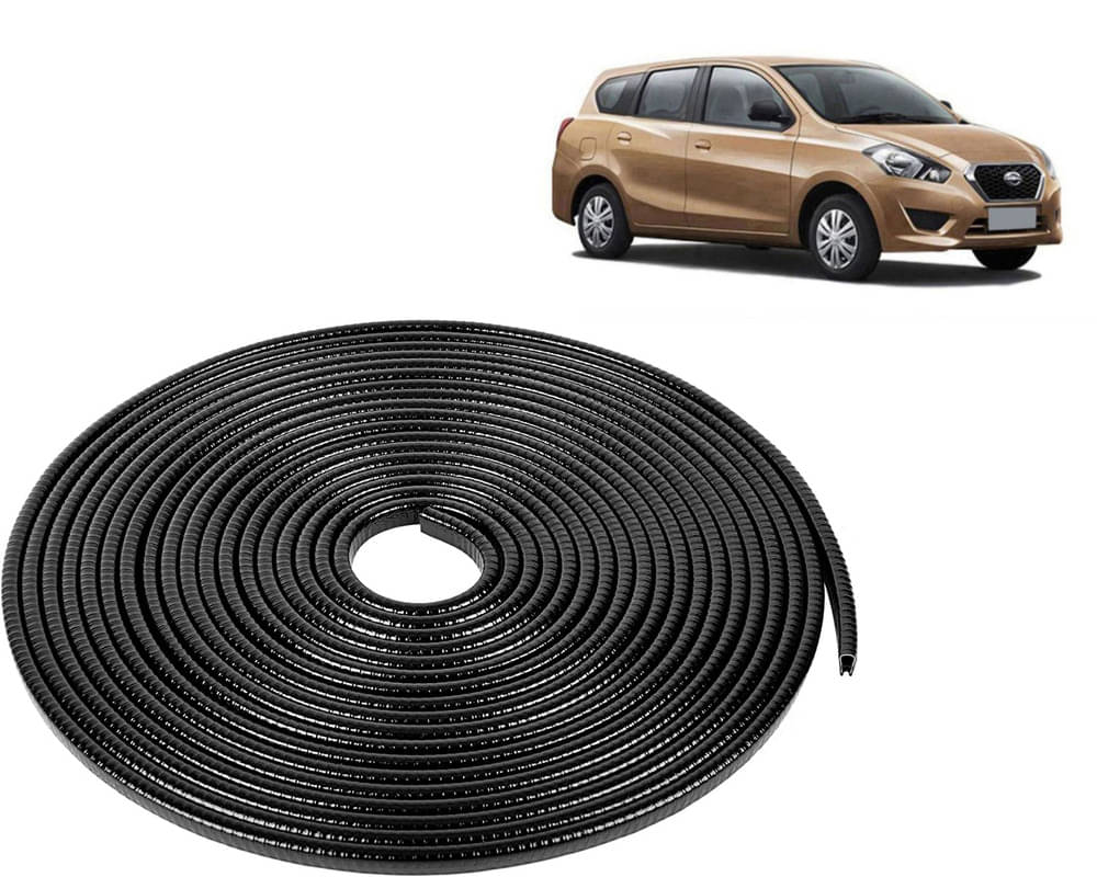 Selifaur Car Door Edge Guards U Shape Edge Trim Rubber Strip Seal Protector (16 ft/5 Mtr, Black) For Go     			Selifaur Car Door Edge Guards U Shape Edge Trim Rubber Strip Seal Protector (16 ft/5 Mtr, Black) For Go