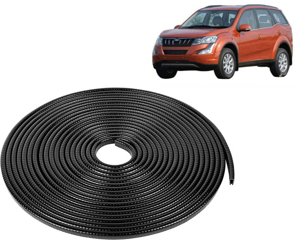 Selifaur Car Door Edge Guards U Shape Edge Trim Rubber Strip Seal Protector (16 ft/5 Mtr, Black) For XUV 500 2015 Selifaur Car Door Edge Guards U Shape Edge Trim Rubber Strip Seal Protector (16 ft/5 Mtr, Black) For XUV 500 2015