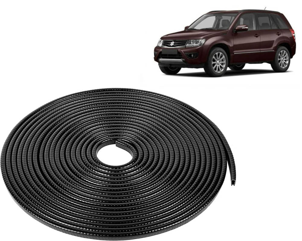 Selifaur Car Door Edge Guards U Shape Edge Trim Rubber Strip Seal Protector (16 ft/5 Mtr, Black) For Vitara Brezza Selifaur Car Door Edge Guards U Shape Edge Trim Rubber Strip Seal Protector (16 ft/5 Mtr, Black) For Vitara Brezza