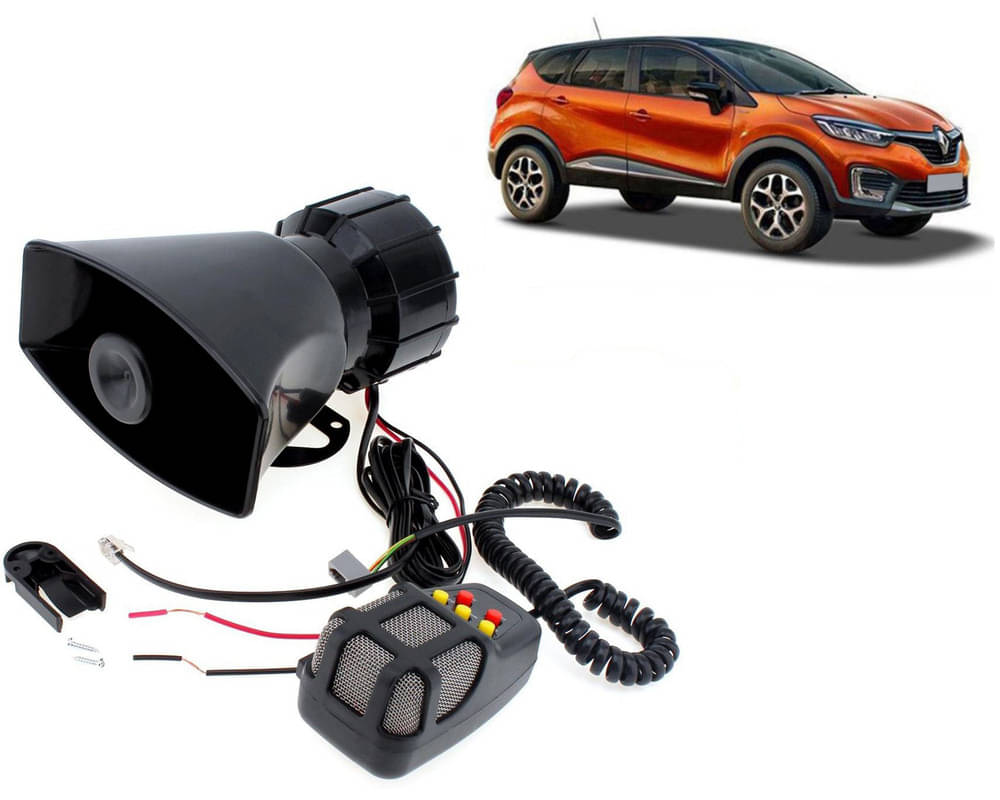 7 Tone Siren Horn Hooter with Mic For All Cars, Trucks, Mini Trucks, Vans, Bikes-Loud Siren With 7 Different Great Sounds For Capture 7 Tone Siren Horn Hooter with Mic For All Cars, Trucks, Mini Trucks, Vans, Bikes-Loud Siren With 7 Different Great Sounds For Capture
