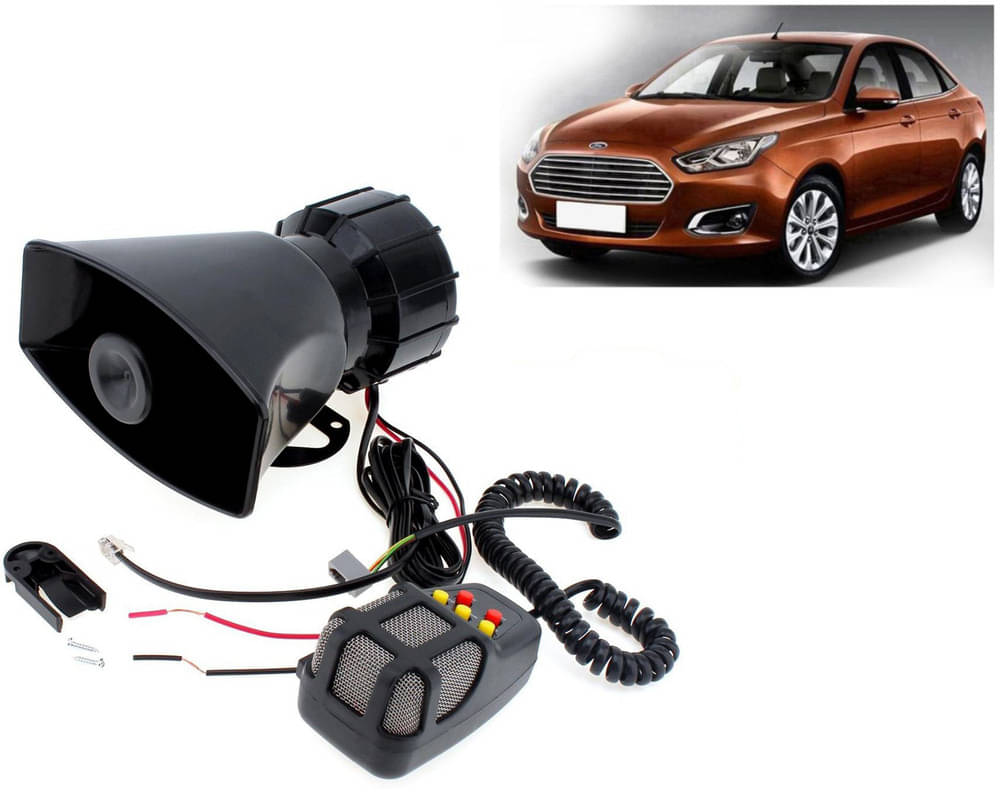 7 Tone Siren Horn Hooter with Mic For All Cars, Trucks, Mini Trucks, Vans, Bikes-Loud Siren With 7 Different Great Sounds For Escort 7 Tone Siren Horn Hooter with Mic For All Cars, Trucks, Mini Trucks, Vans, Bikes-Loud Siren With 7 Different Great Sounds For Escort