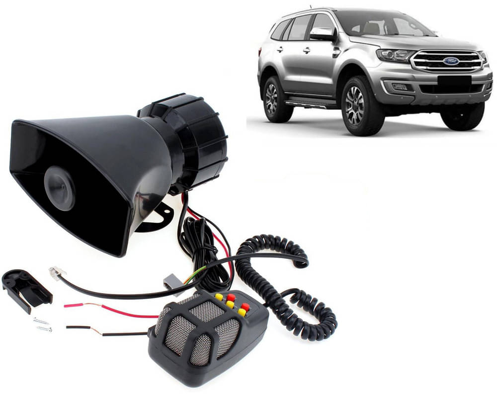 7 Tone Siren Horn Hooter with Mic For All Cars, Trucks, Mini Trucks, Vans, Bikes-Loud Siren With 7 Different Great Sounds For Endeavour 2019 7 Tone Siren Horn Hooter with Mic For All Cars, Trucks, Mini Trucks, Vans, Bikes-Loud Siren With 7 Different Great Sounds For Endeavour 2019