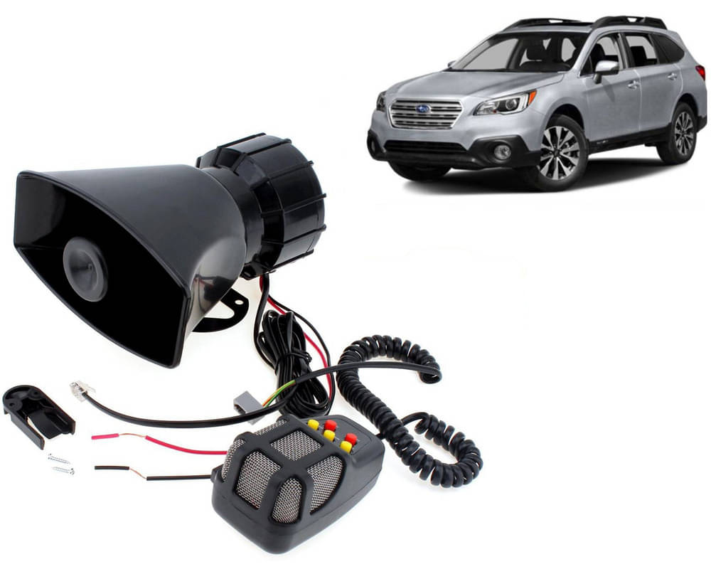 7 Tone Siren Horn Hooter with Mic For All Cars, Trucks, Mini Trucks, Vans, Bikes-Loud Siren With 7 Different Great Sounds For Outback     			7 Tone Siren Horn Hooter with Mic For All Cars, Trucks, Mini Trucks, Vans, Bikes-Loud Siren With 7 Different Great Sounds For Outback