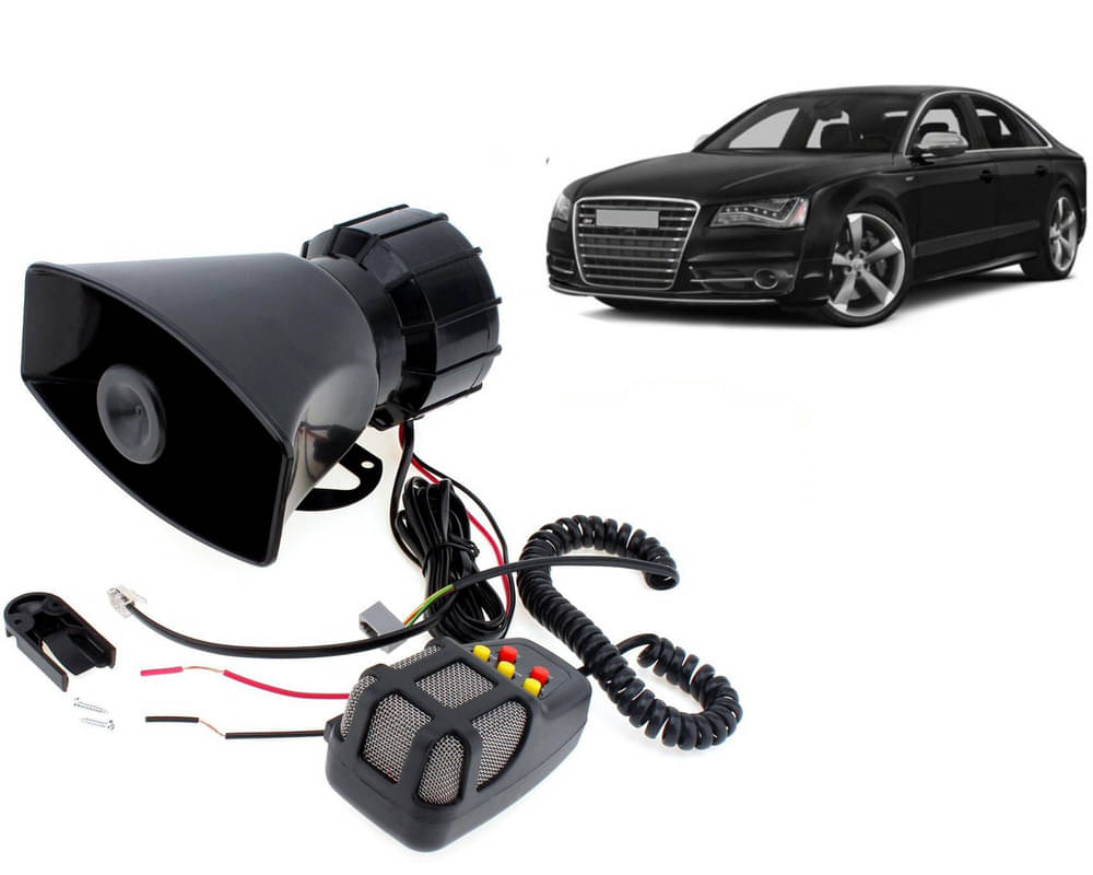 7 Tone Siren Horn Hooter with Mic For All Cars, Trucks, Mini Trucks, Vans, Bikes-Loud Siren With 7 Different Great Sounds For S8 7 Tone Siren Horn Hooter with Mic For All Cars, Trucks, Mini Trucks, Vans, Bikes-Loud Siren With 7 Different Great Sounds For S8