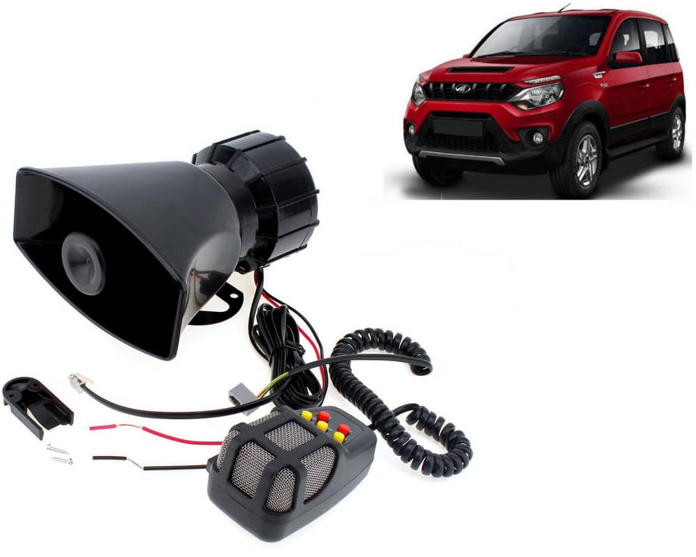 7 Tone Siren Horn Hooter with Mic For All Cars, Trucks, Mini Trucks, Vans, Bikes-Loud Siren With 7 Different Great Sounds For Nuvo Sport     			7 Tone Siren Horn Hooter with Mic For All Cars, Trucks, Mini Trucks, Vans, Bikes-Loud Siren With 7 Different Great Sounds For Nuvo Sport
