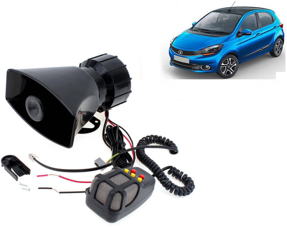 7 Tone Siren Horn Hooter with Mic For All Cars, Trucks, Mini Trucks, Vans, Bikes-Loud Siren With 7 Different Great Sounds For Tiago 2019 7 Tone Siren Horn Hooter with Mic For All Cars, Trucks, Mini Trucks, Vans, Bikes-Loud Siren With 7 Different Great Sounds For Tiago 2019