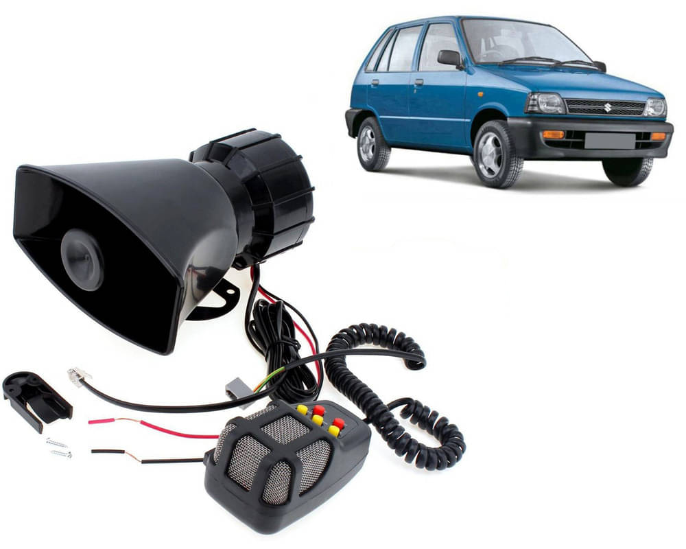7 Tone Siren Horn Hooter with Mic For All Cars, Trucks, Mini Trucks, Vans, Bikes-Loud Siren With 7 Different Great Sounds For 800 7 Tone Siren Horn Hooter with Mic For All Cars, Trucks, Mini Trucks, Vans, Bikes-Loud Siren With 7 Different Great Sounds For 800
