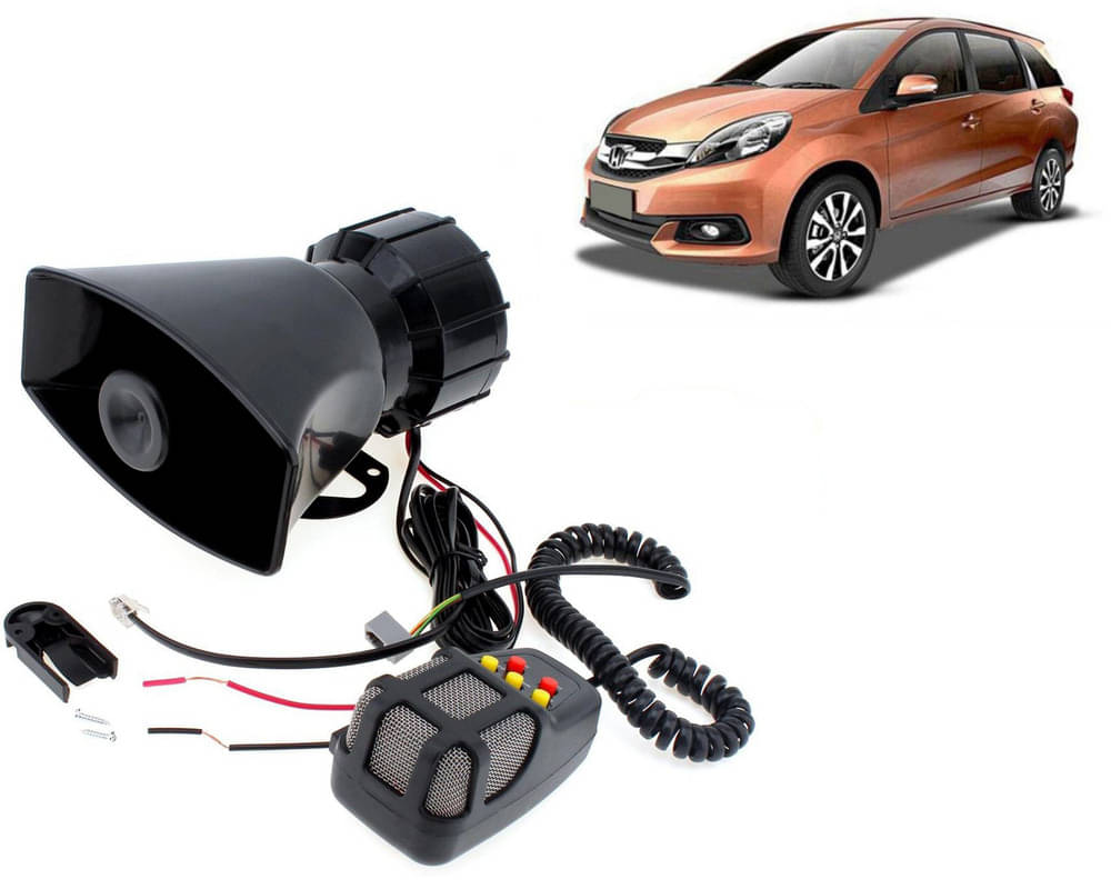     			7 Tone Siren Horn Hooter with Mic For All Cars, Trucks, Mini Trucks, Vans, Bikes-Loud Siren With 7 Different Great Sounds For Mobilio