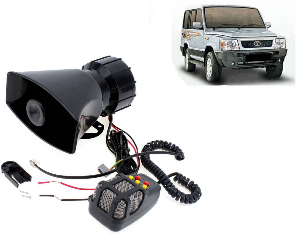 7 Tone Siren Horn Hooter with Mic For All Cars, Trucks, Mini Trucks, Vans, Bikes-Loud Siren With 7 Different Great Sounds For Sumo Victa 7 Tone Siren Horn Hooter with Mic For All Cars, Trucks, Mini Trucks, Vans, Bikes-Loud Siren With 7 Different Great Sounds For Sumo Victa