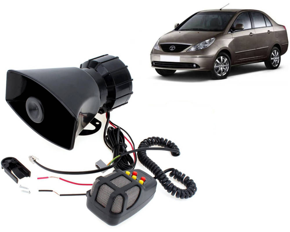 7 Tone Siren Horn Hooter with Mic For All Cars, Trucks, Mini Trucks, Vans, Bikes-Loud Siren With 7 Different Great Sounds For Indigo 7 Tone Siren Horn Hooter with Mic For All Cars, Trucks, Mini Trucks, Vans, Bikes-Loud Siren With 7 Different Great Sounds For Indigo