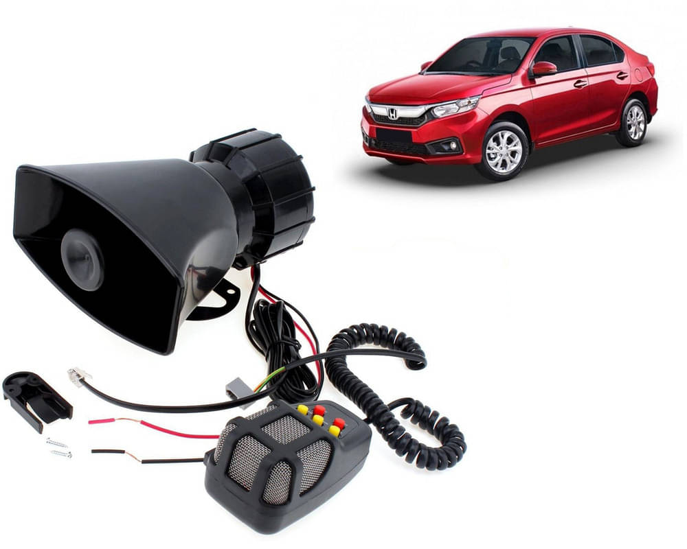 7 Tone Siren Horn Hooter with Mic For All Cars, Trucks, Mini Trucks, Vans, Bikes-Loud Siren With 7 Different Great Sounds For Amaze 2018 7 Tone Siren Horn Hooter with Mic For All Cars, Trucks, Mini Trucks, Vans, Bikes-Loud Siren With 7 Different Great Sounds For Amaze 2018