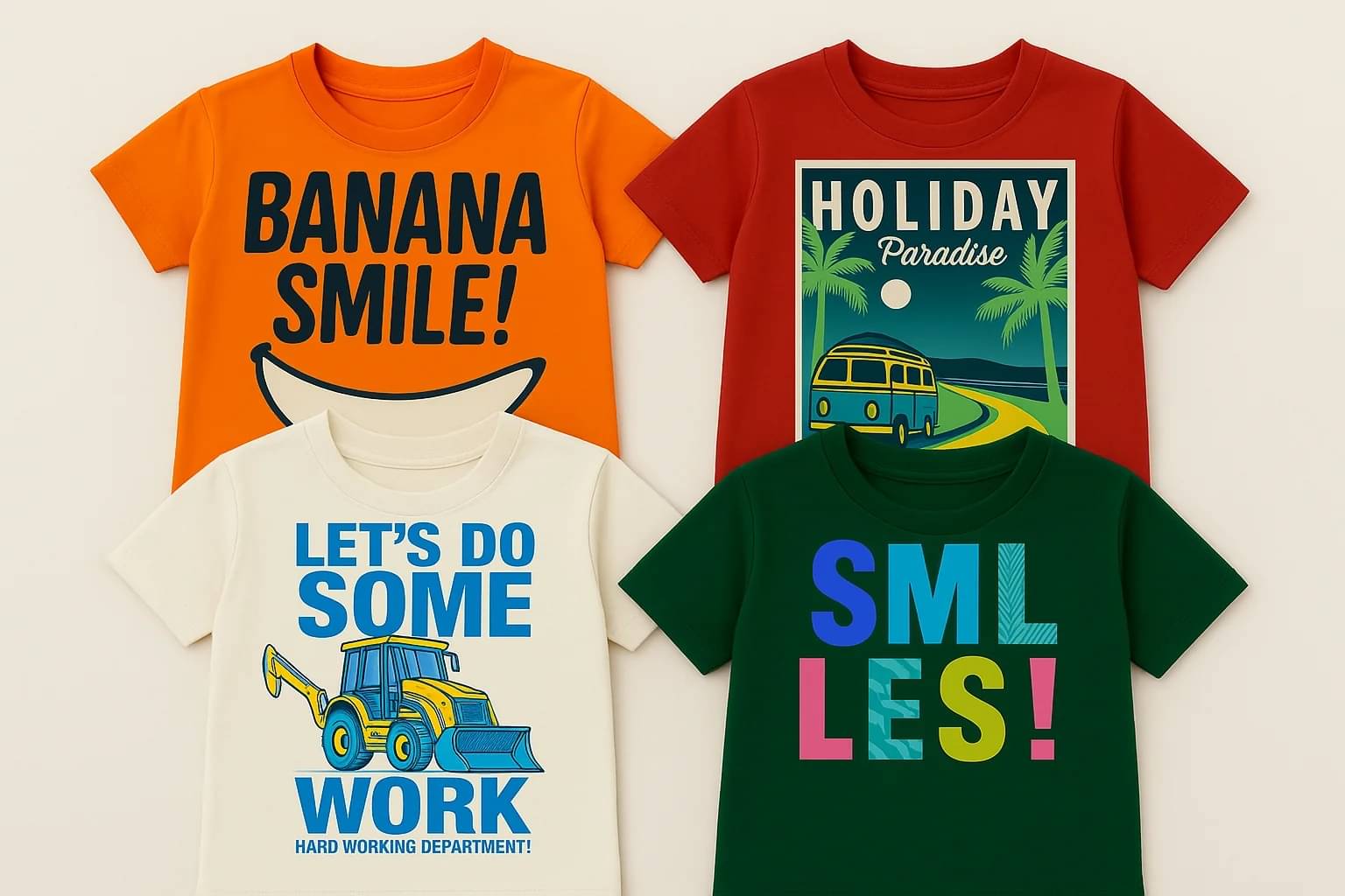     			Thread Sutra Pack of 4 Boys & Girls Cotton T-Shirt ( Multicolor 5 )