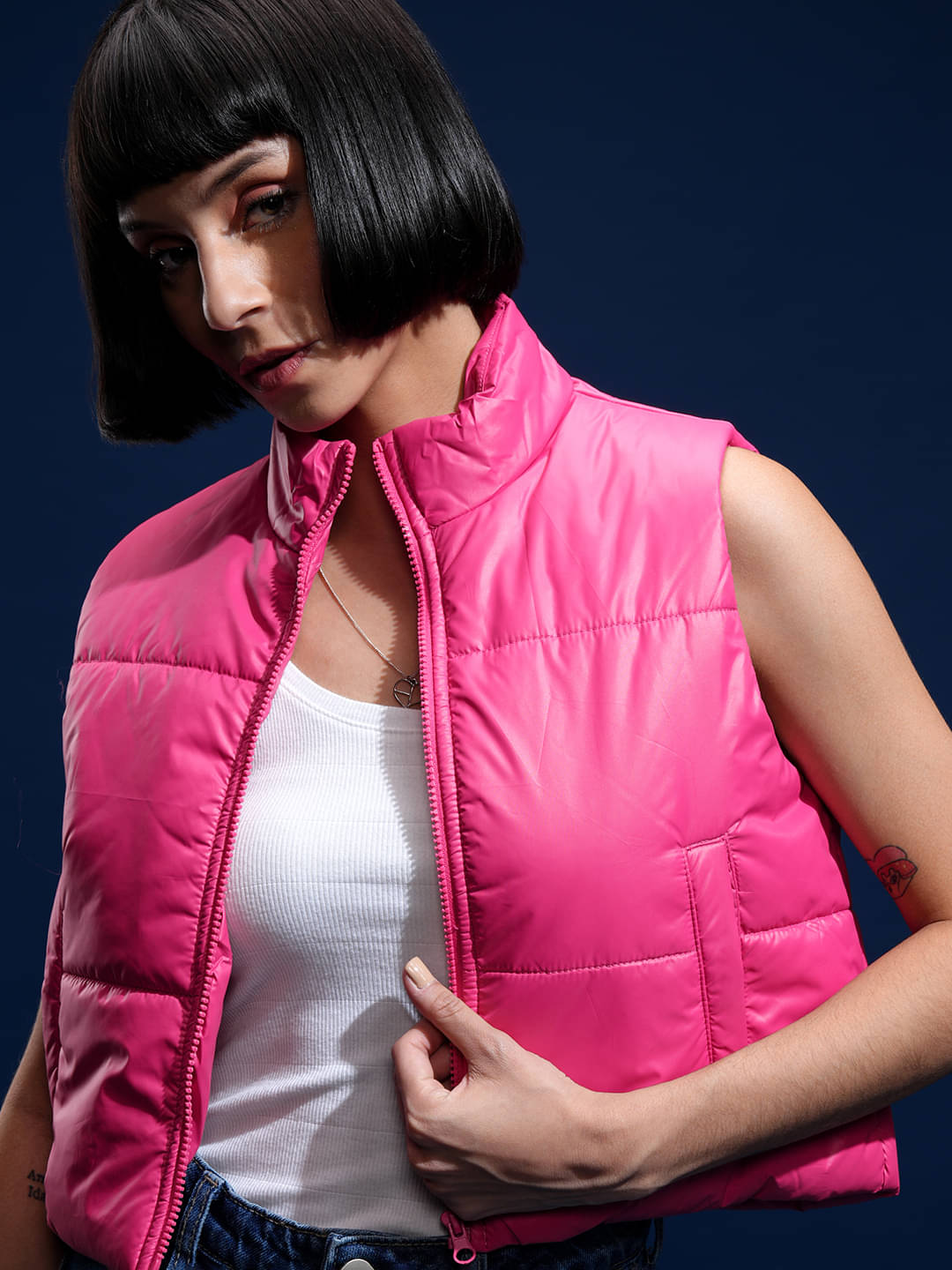     			Tokyo Talkies - Polyester Pink Puffer