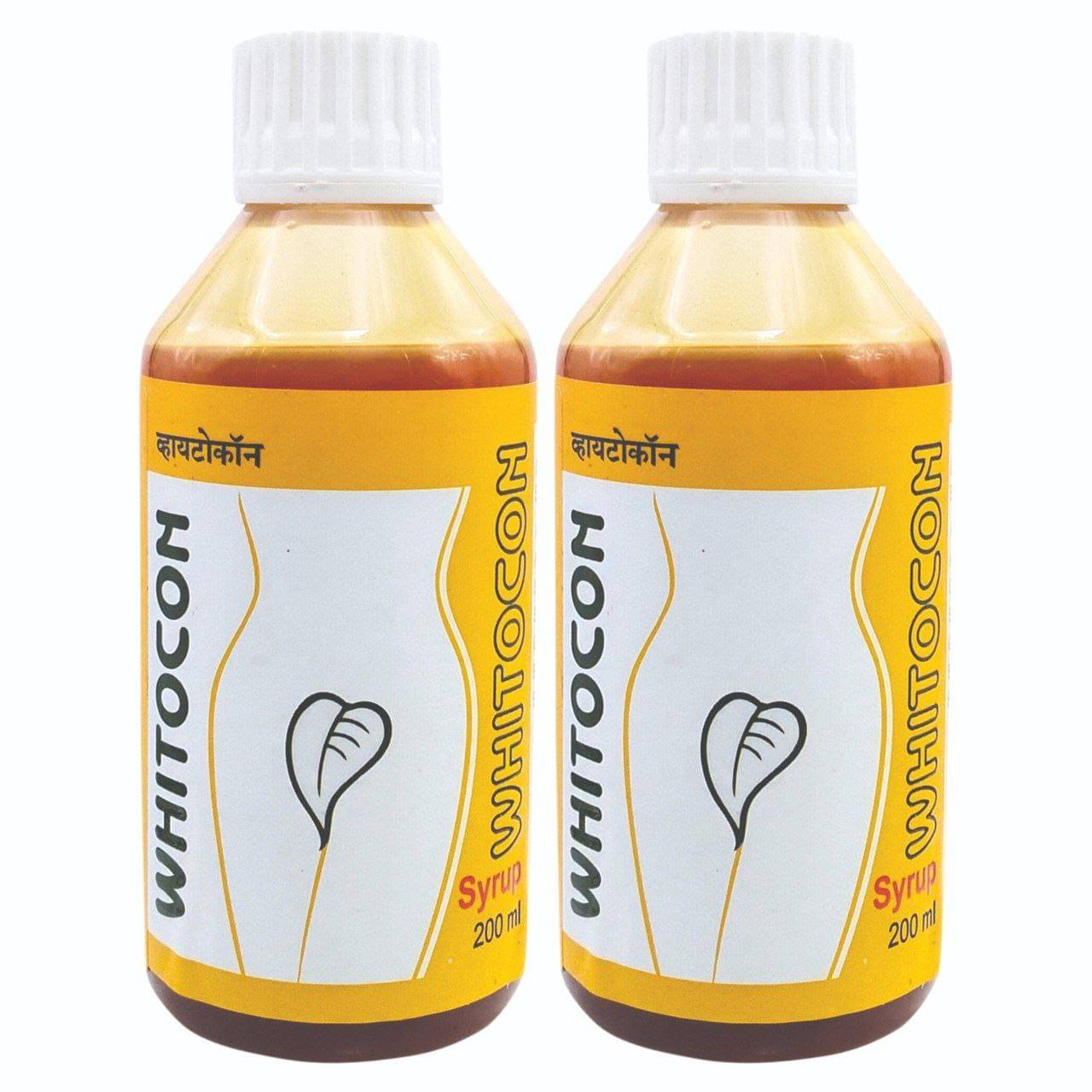 Ujwala Ayurvedashram Whitocon Liquid, For Leucorrhoea ,Harmonal Balance,For PCOS,Irregular periods (Pack of 2, 400 ml) Ujwala Ayurvedashram Whitocon Liquid, For Leucorrhoea ,Harmonal Balance,For PCOS,Irregular periods (Pack of 2, 400 ml)
