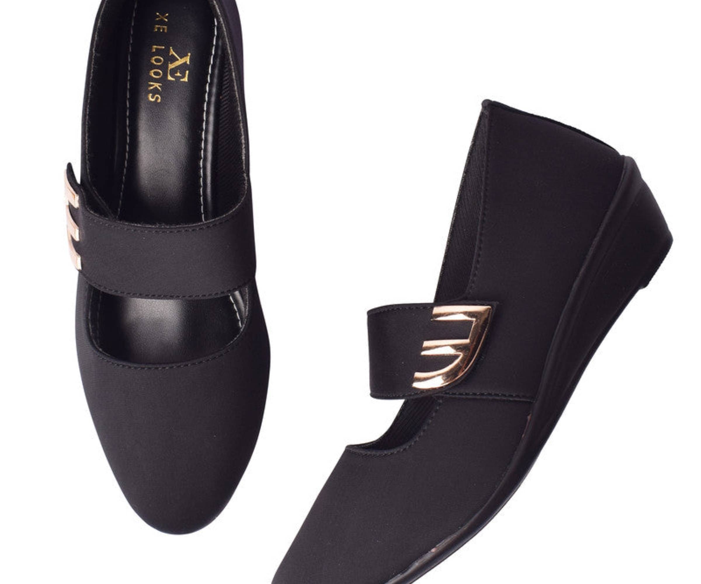     			XE Looks Black Women's Sandal Heels