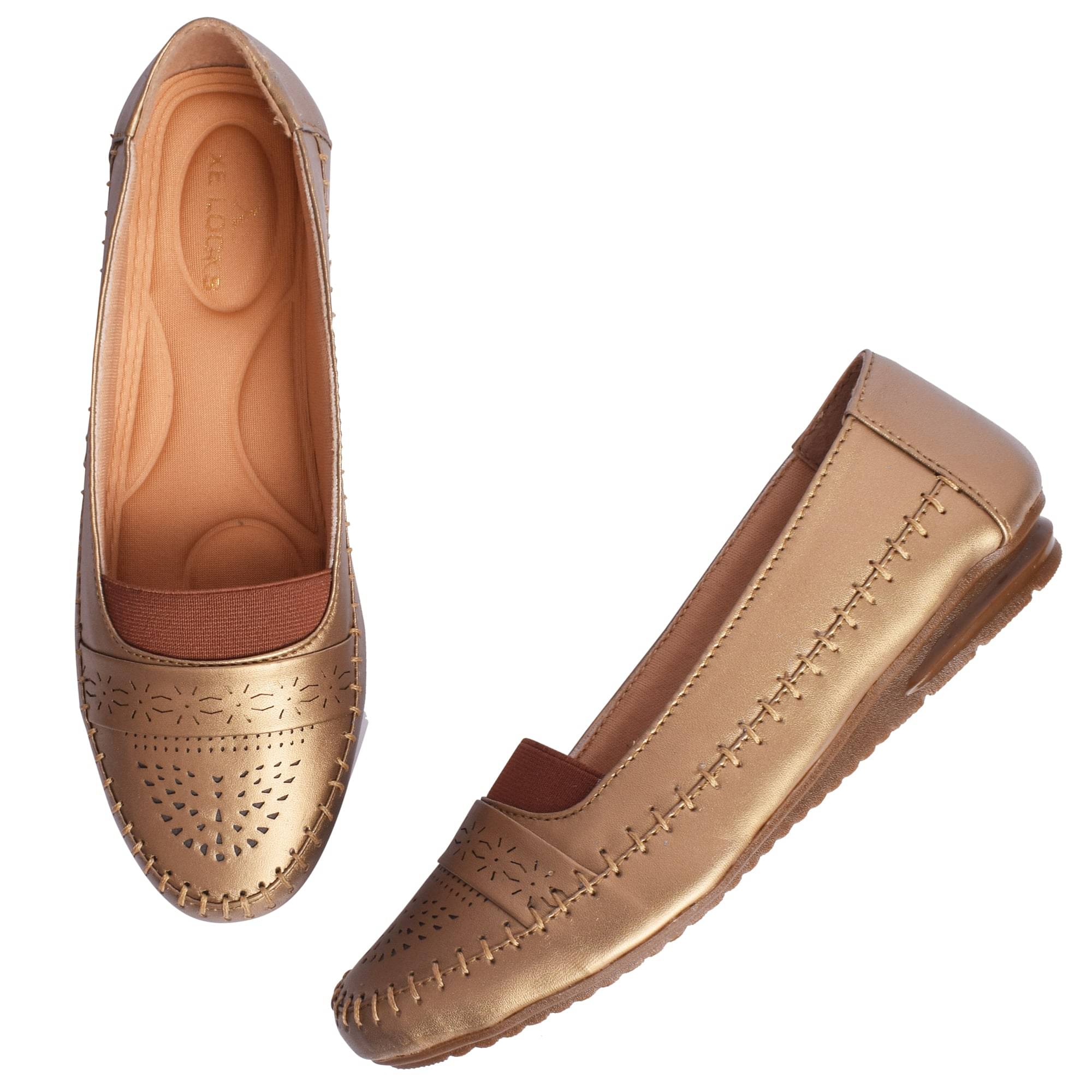 XE Looks Brown Women's Slip On Heels     			XE Looks Brown Women's Slip On Heels