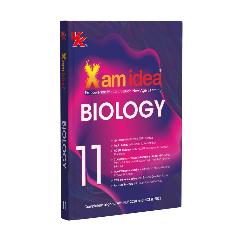 Xam idea Class 11 Biology (2025-26) | Latest CBSE Syllabus| NEP 2020 & NCFSE 2023 Aligned | With Competency-Focused & Free Response Qs | Self-Assessment Tests Xam idea Class 11 Biology (2025-26) | Latest CBSE Syllabus| NEP 2020 & NCFSE 2023 Aligned | With Competency-Focused & Free Response Qs | Self-Assessment Tests