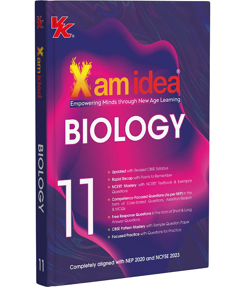 Xam idea Class 11 Biology (2025-26) | Latest CBSE Syllabus| NEP 2020 & NCFSE 2023 Aligned | With Competency-Focused & Free Response Qs | Self-Assessment Tests - Stationery | Buy online on ZillyBuy