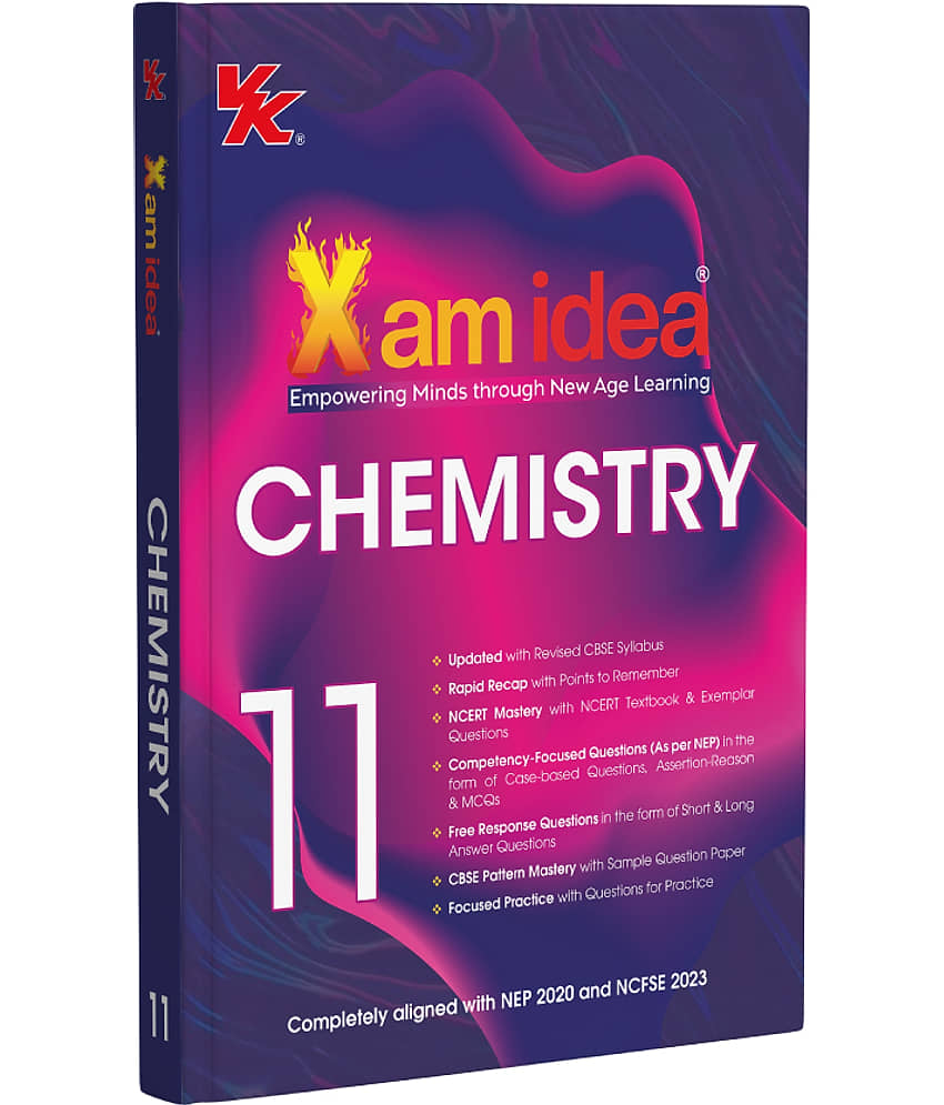 Xam idea Class 11 Chemistry (2025-26) | Latest CBSE Syllabus | Rapid Recaps & Pattern Mastery| Competency-Focused and Free Response Qs - Stationery | Buy online on ZillyBuy