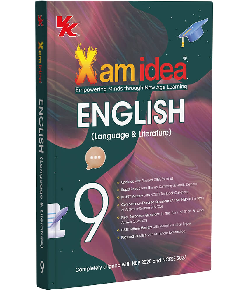 Xam idea Class 9 English (Language & Literature) | 2025-26 | Latest CBSE Syllabus| NEP 2020 & NCFSE 2023 Aligned | With Competency-Focused & Free Response Qs | Self-Assessment Tests - Stationery | Buy online on ZillyBuy