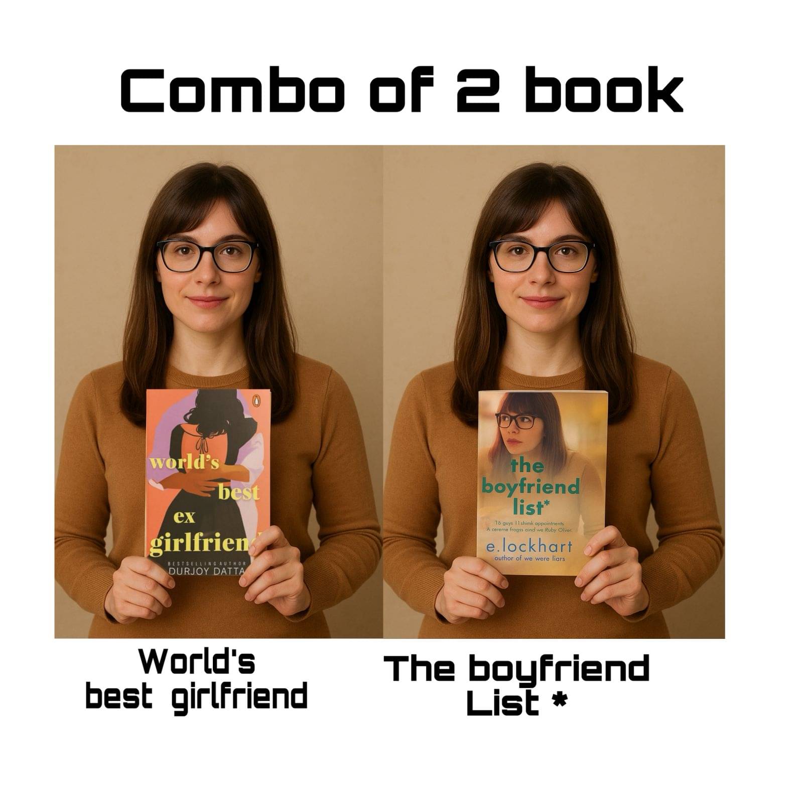 (combo of 2 book ) The Boyfriend List &World's Best Ex-Girlfriend Paperback – 29 September 2024 by Durjoy Datta (Author) (combo of 2 book ) The Boyfriend List &World's Best Ex-Girlfriend Paperback – 29 September 2024 by Durjoy Datta (Author)
