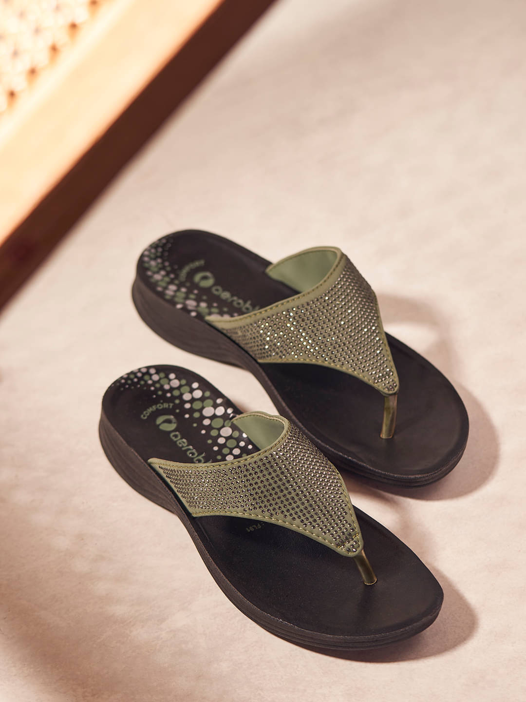 Aeroblu Footwear Green Women's Flats Aeroblu Footwear Green Women's Flats