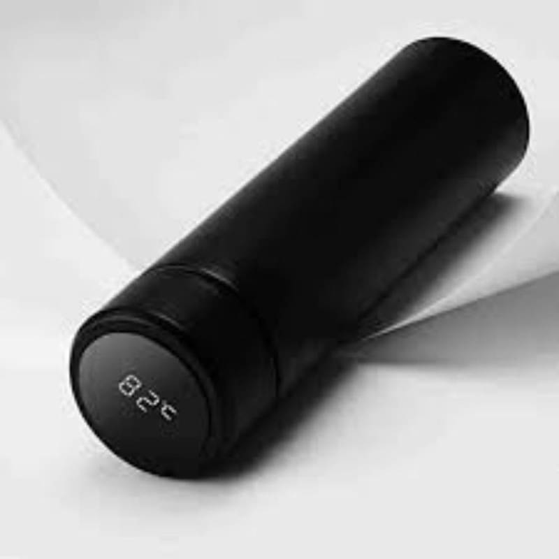     			BLUST & FAMME Black Steel Water Bottle 400 mL ( Set of 1 )