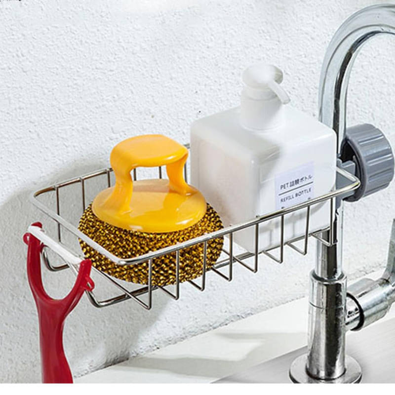 Kitchen Faucet Sponge Holder, Hanging Sink Organizer pack of 1 Kitchen Faucet Sponge Holder, Hanging Sink Organizer pack of 1