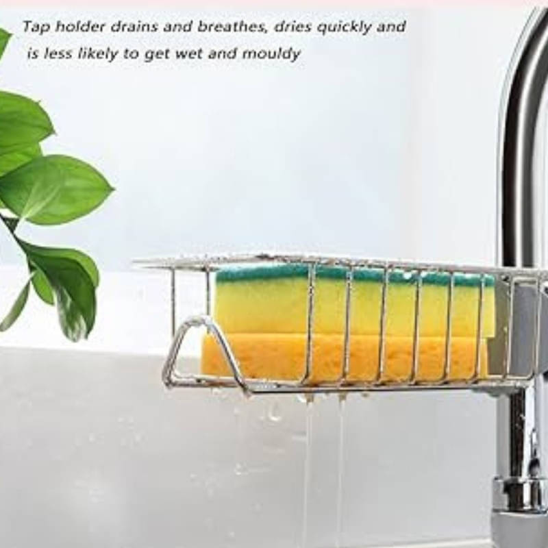     			Kitchen Faucet Sponge Holder, Hanging Sink Organizer pack of 1