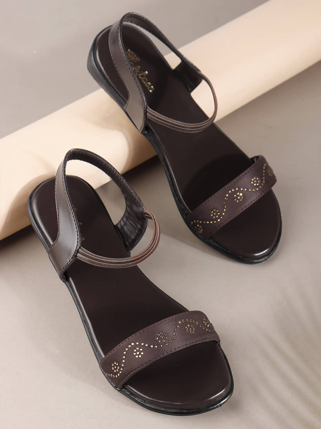 Picktoes Brown Women's Sandal Heels - Heels | Buy online on ZillyBuy