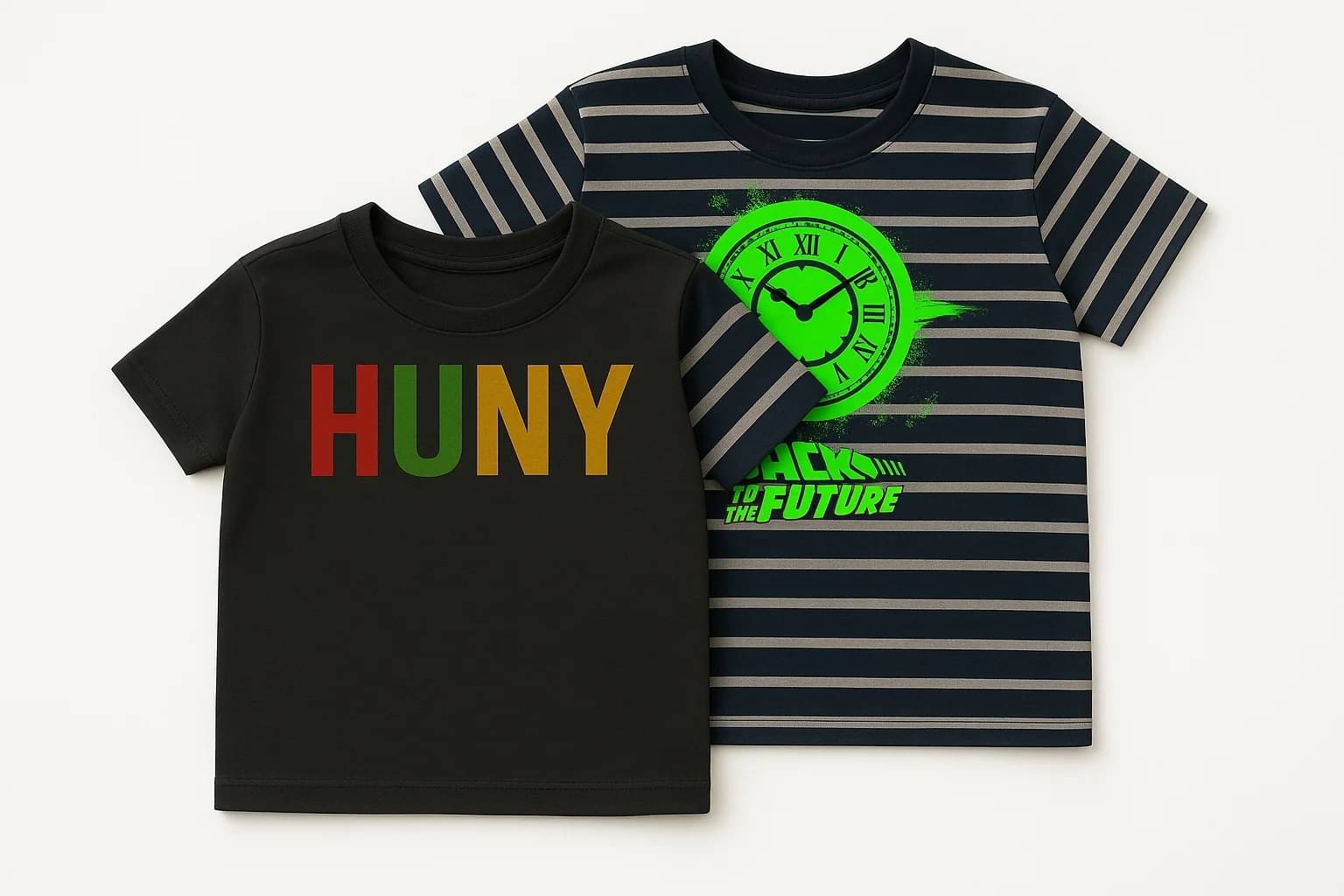 Thread Sutra Pack of 2 Boys & Girls Cotton T-Shirt ( Multicolor 14 ) Thread Sutra Pack of 2 Boys & Girls Cotton T-Shirt ( Multicolor 14 )