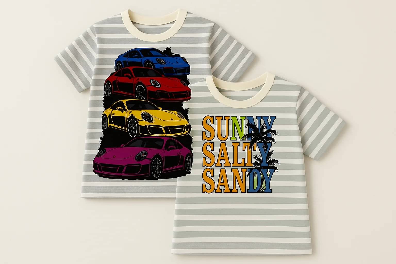     			Thread Sutra Pack of 3 Boys & Girls Cotton T-Shirt ( Multicolor 13 )