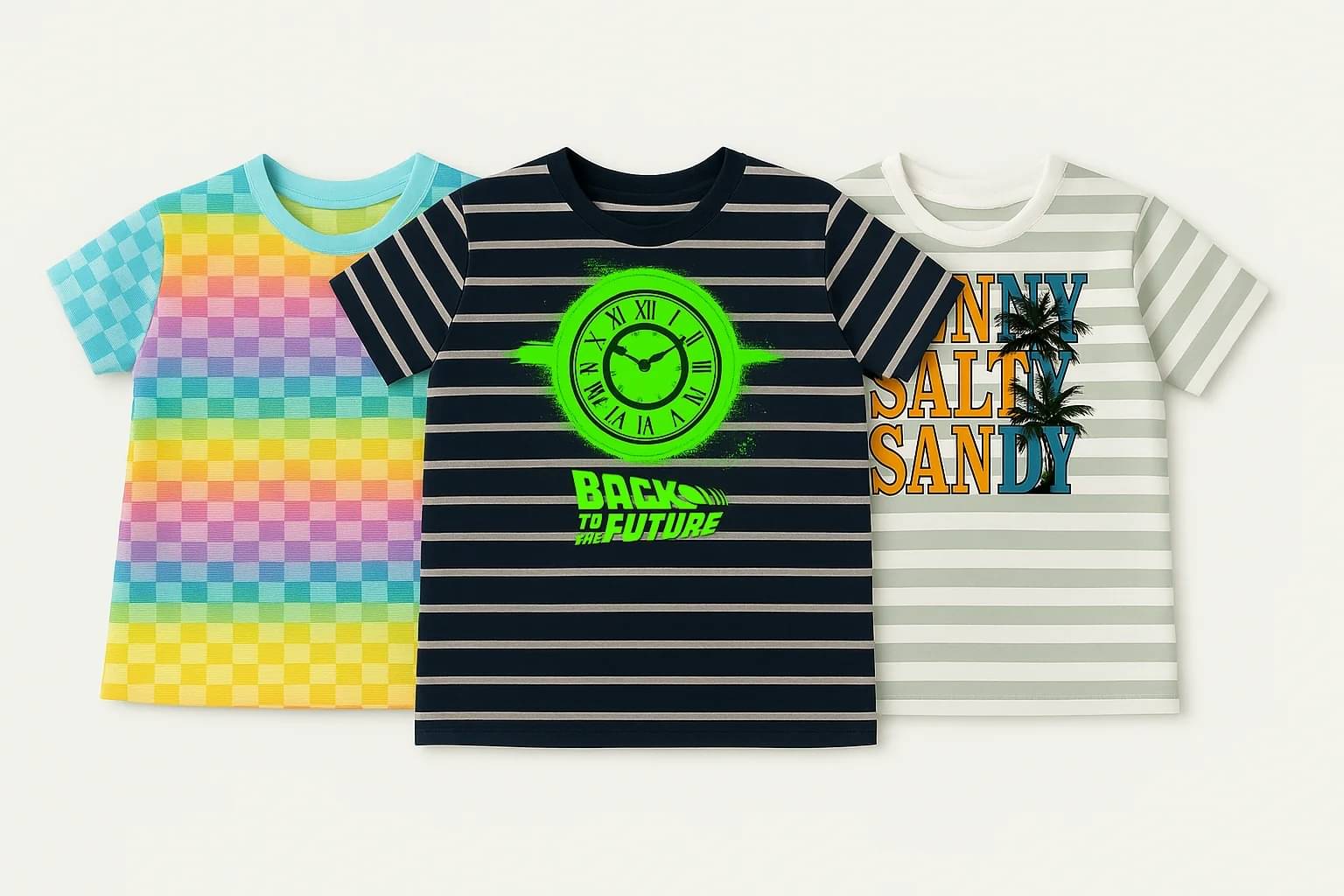     			Thread Sutra Pack of 3 Boys & Girls Cotton T-Shirt ( Multicolor 15 )