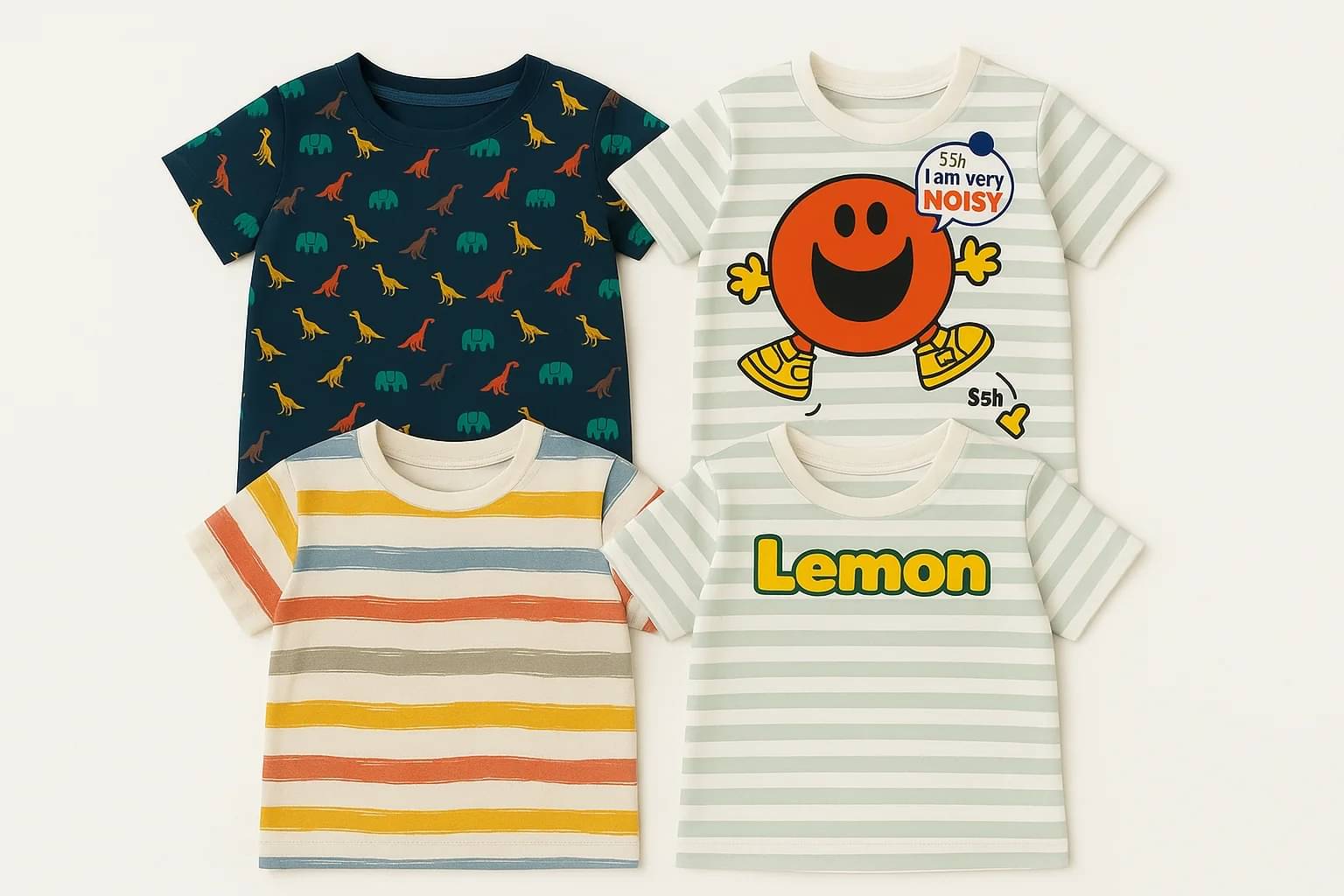     			Thread Sutra Pack of 4 Boys & Girls Cotton T-Shirt ( Multicolor 15 )