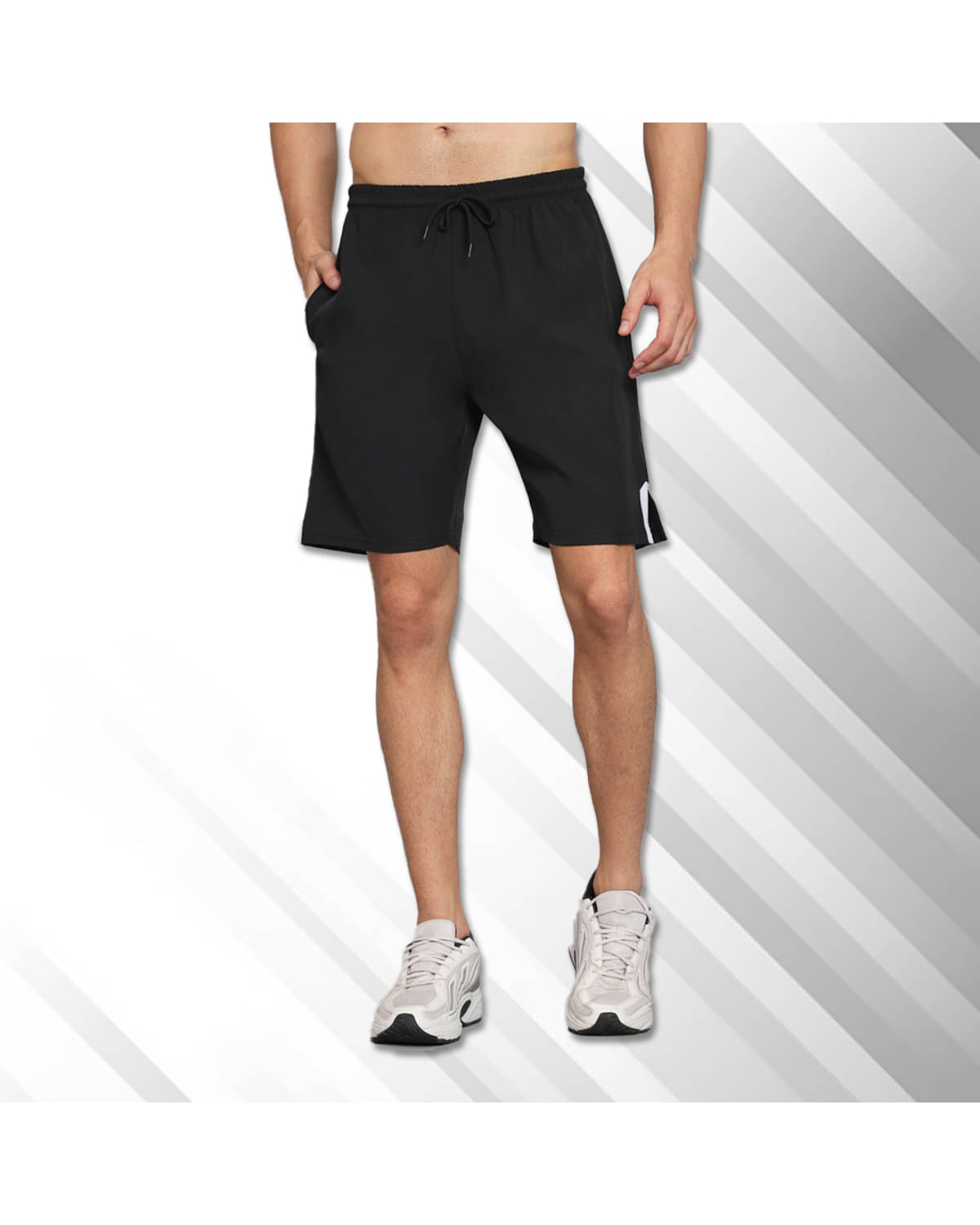     			Unicus Apparel Black Polyester Men's Shorts ( Pack of 1 )