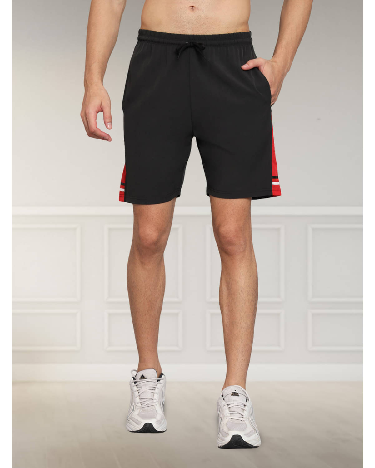 Unicus Apparel Black Polyester Men's Shorts ( Pack of 1 ) Unicus Apparel Black Polyester Men's Shorts ( Pack of 1 )