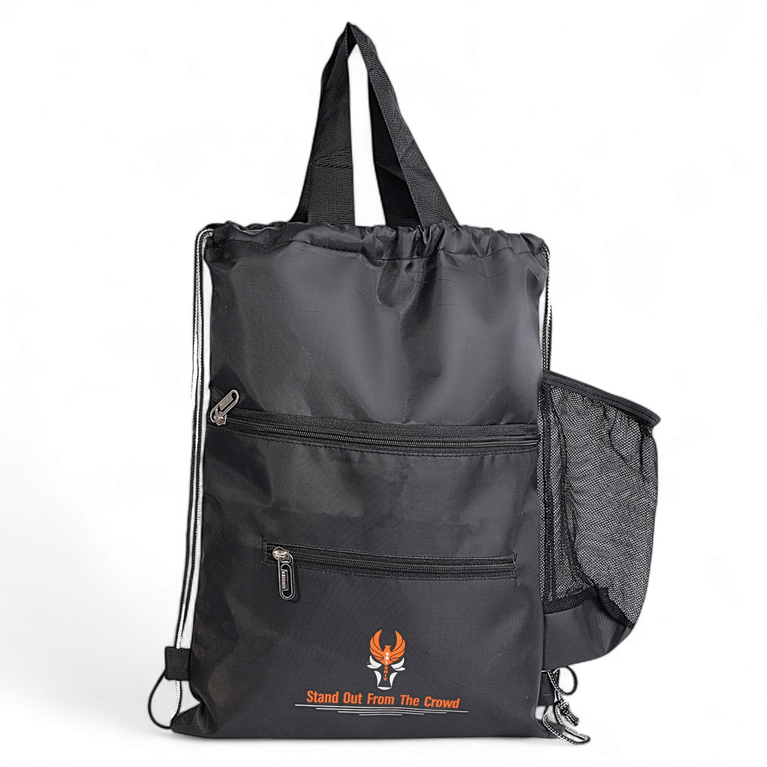     			krishiv 14 Ltrs Black Drawstring Bag