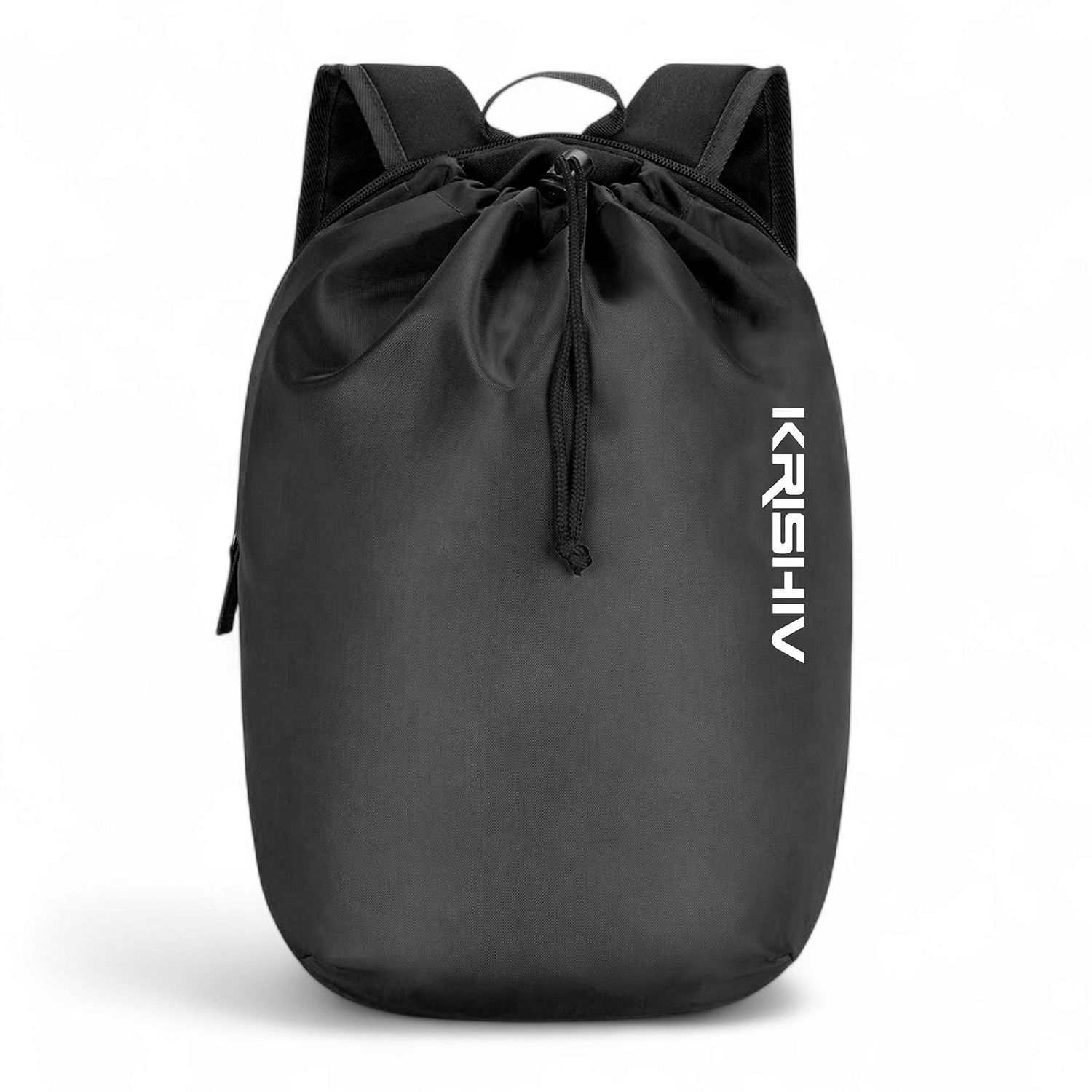 krishiv 15 Ltrs Polyester Backpack *For Men & Women ( Black ) krishiv 15 Ltrs Polyester Backpack *For Men & Women ( Black )