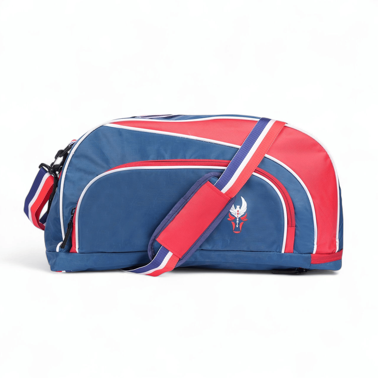     			krishiv 22 Ltrs Blue Polyester Duffle Cum Backpack